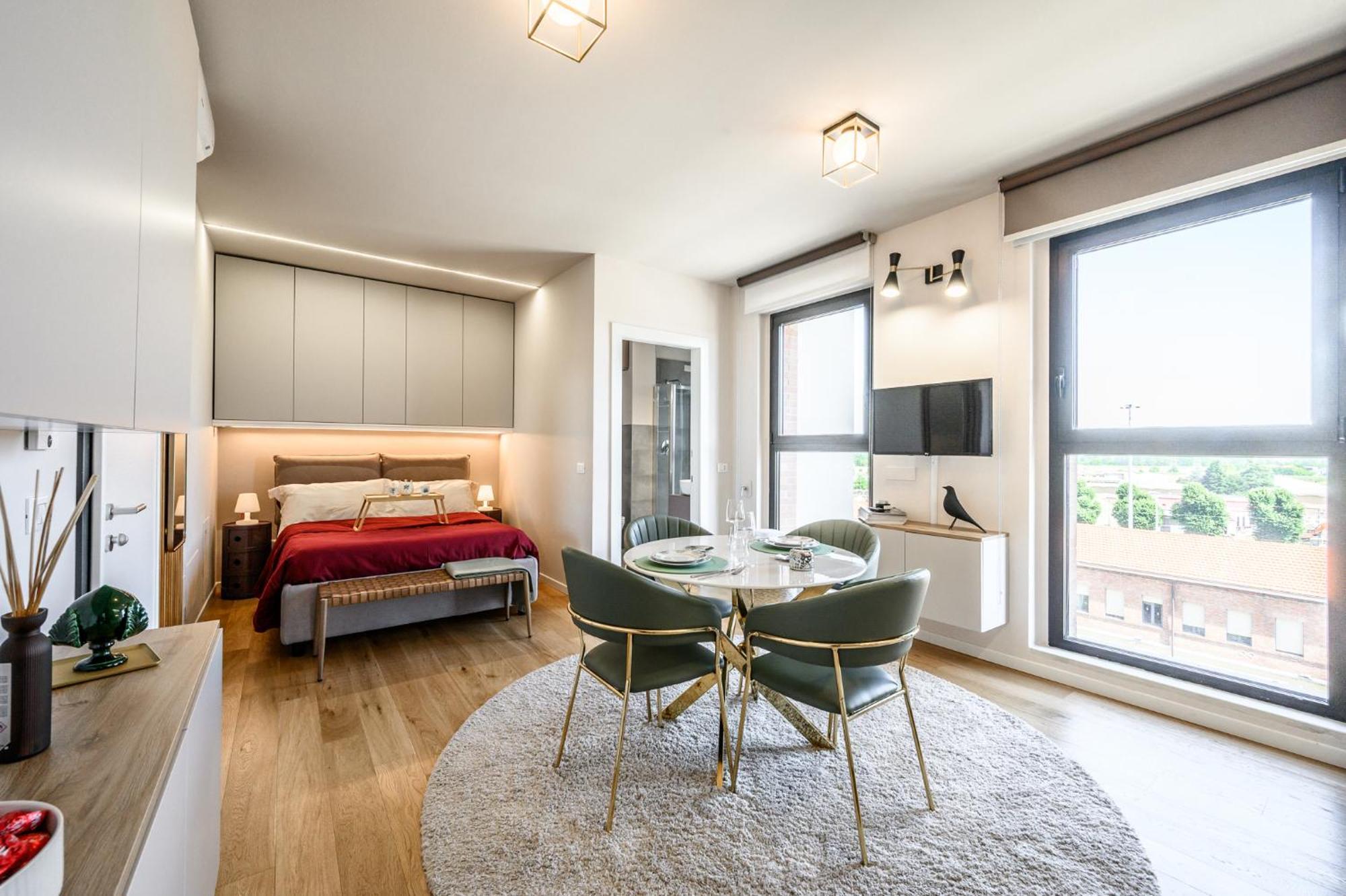 Tiny House Tower Apartment Fidenza Exterior photo